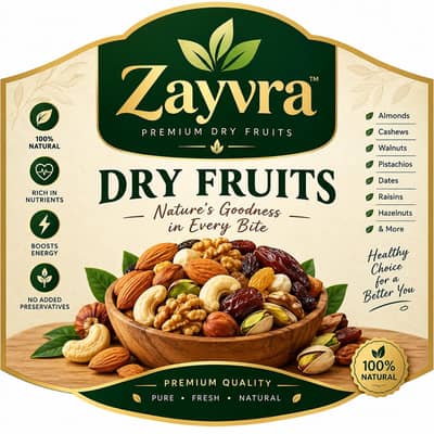 ZAYVRA premium dry fruits