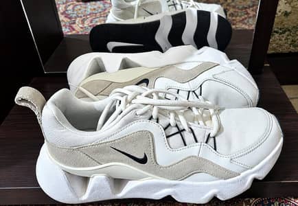 Nike Men & Women White Shoes  - Lightweight Breathable Casual Sneakers