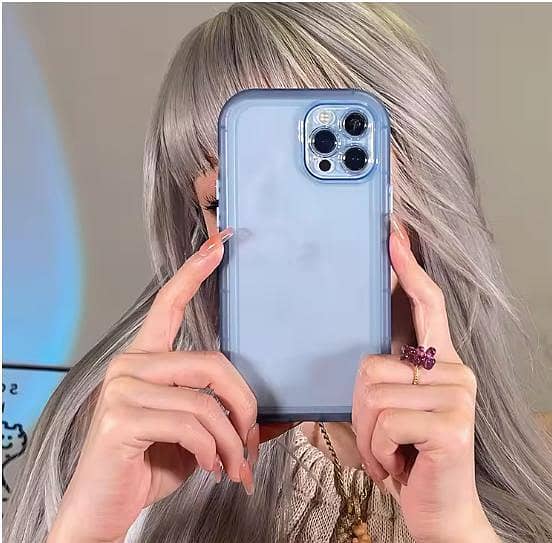 INS Solid Color Phone Case For iP Air 14 13 11 12 15 16 17 Pro Max Frosted Transparent Anti-drop Back Cover Bumper R6164