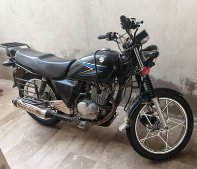 suzuki gs 150 2016 alloyrim tubeless tyres installed