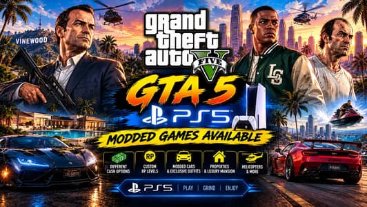 PS5 Gta5 & Apex Legends  Games Available