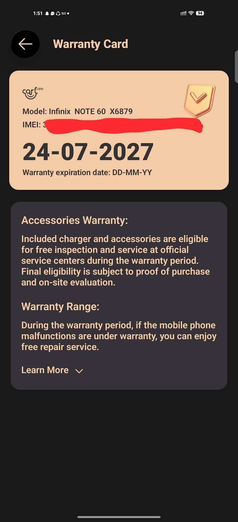 Infinix Note 60 6