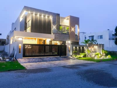 One Kanal Brand New Luxury Ultra-Modern Design Most Beautiful Bungalow 2 Servant Quarter In Basement For Sale At Prime Location Of DHA Lahore Near To Park Masjid & DHA Raya Fairways Commercial.