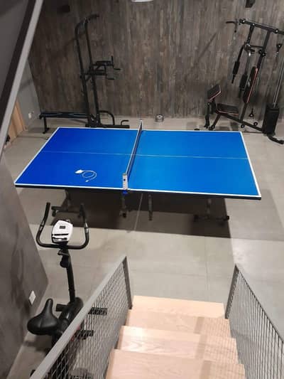 Premium Table Tennis Table – Blue, Foldable, Great Condition