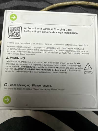 Apple aipods pro5 with wireless charging case