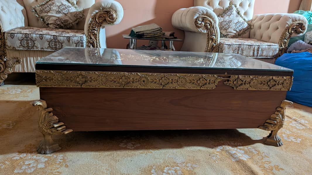 5 Seater Sofa Set with Table 2