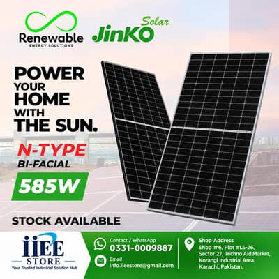Jinko 585w Double Glass