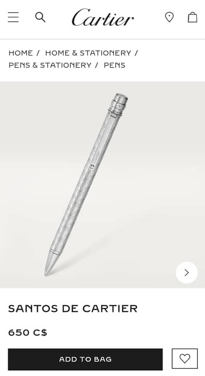 Cartier Santos de Cartier Ballpoint pen