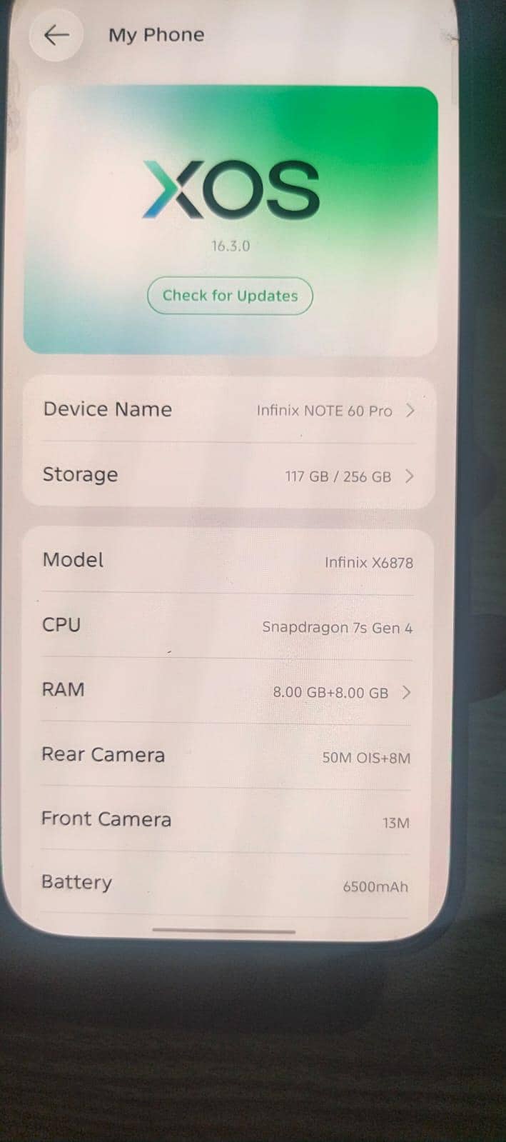 infinx not 60 pro 9