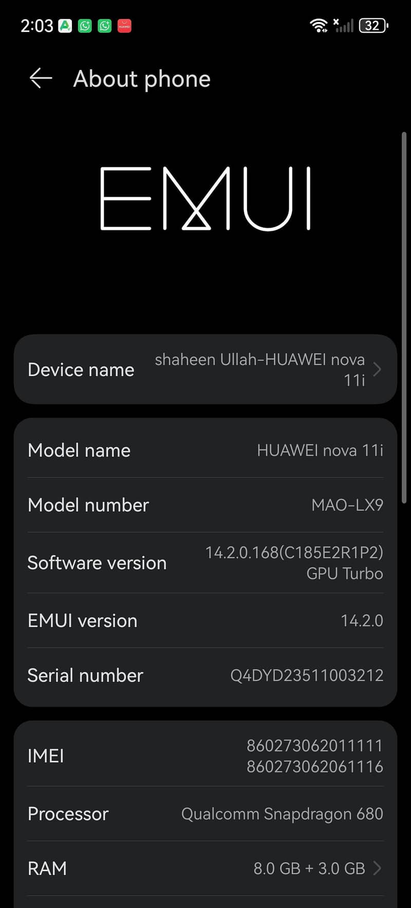 Huawei Nova 11i 3