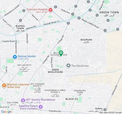 17 Marla Plot For Sale Punjab Government Employee Housing Society Phase 2 Near College Road & Wapda Town
