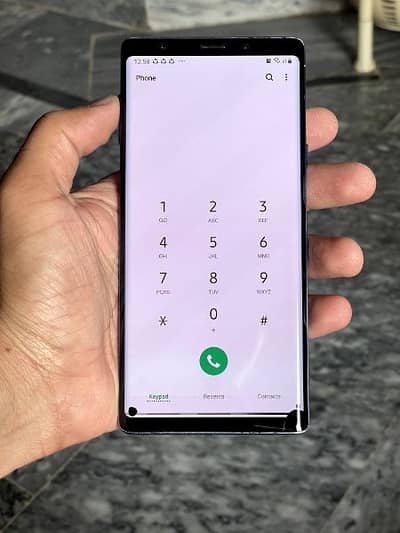Samsung note 9 6gb 128gb dual pta exchange 03064178199