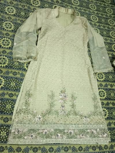 Net/chiffon 3 peice dress