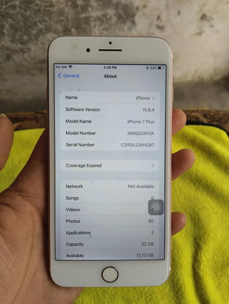 iPhone 7 plus PTA 7
