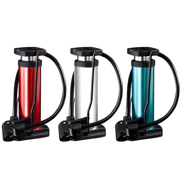 Portable Mini Foot Pump | High-Pressure Bicycle, Motorcycle & Car Tire Inflator Lightweight & Compact Mini Floor Pump - Essential Cycling Accessory