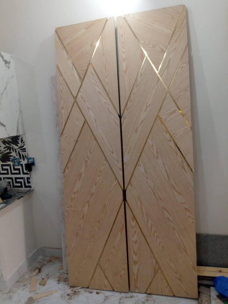 Solid Wood Door-Semi Solid-Engineering-Malaysian Panel /Ash/Fiber Door 1