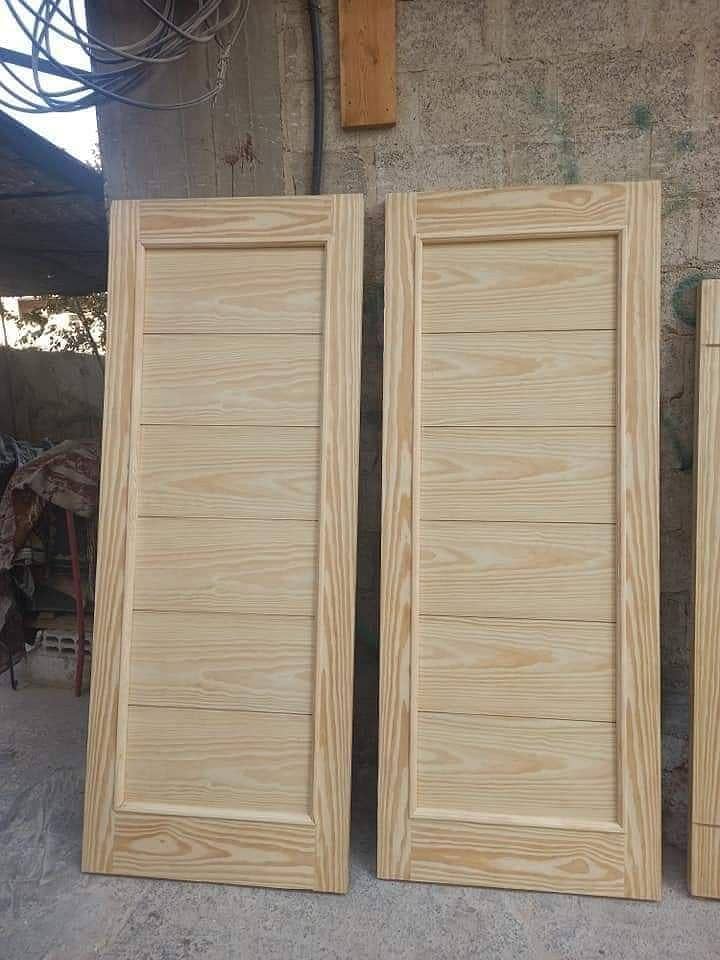 Solid Wood Door-Semi Solid-Engineering-Malaysian Panel /Ash/Fiber Door 9