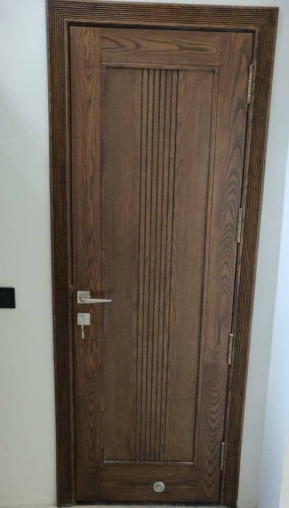 Solid Wood Door-Semi Solid-Engineering-Malaysian Panel /Ash/Fiber Door 10