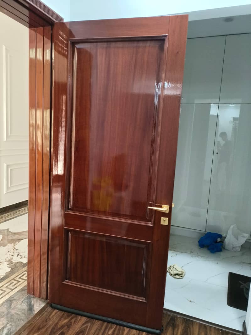 Solid Wood Door-Semi Solid-Engineering-Malaysian Panel /Ash/Fiber Door 12