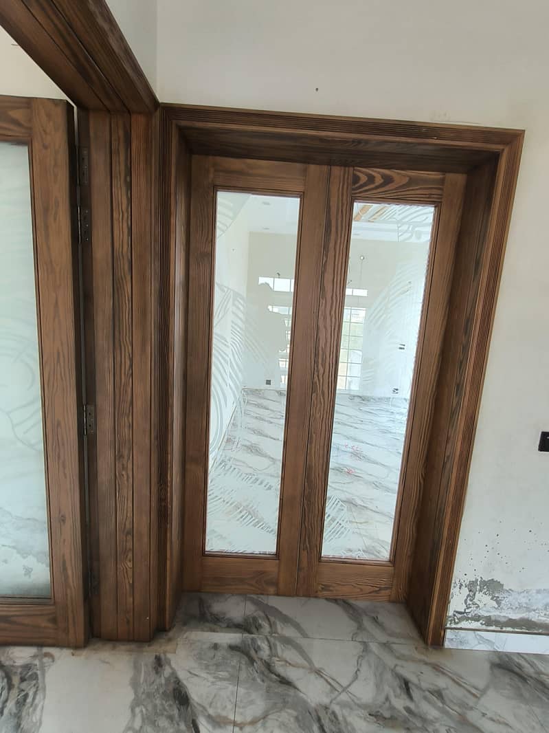 Solid Wood Door-Semi Solid-Engineering-Malaysian Panel /Ash/Fiber Door 14