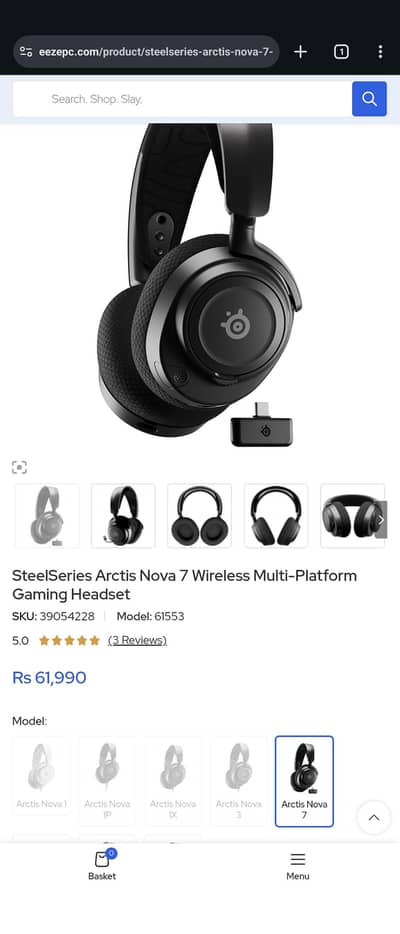 Steelseries Arctis Nova 7p 7.1 surround gaming headset