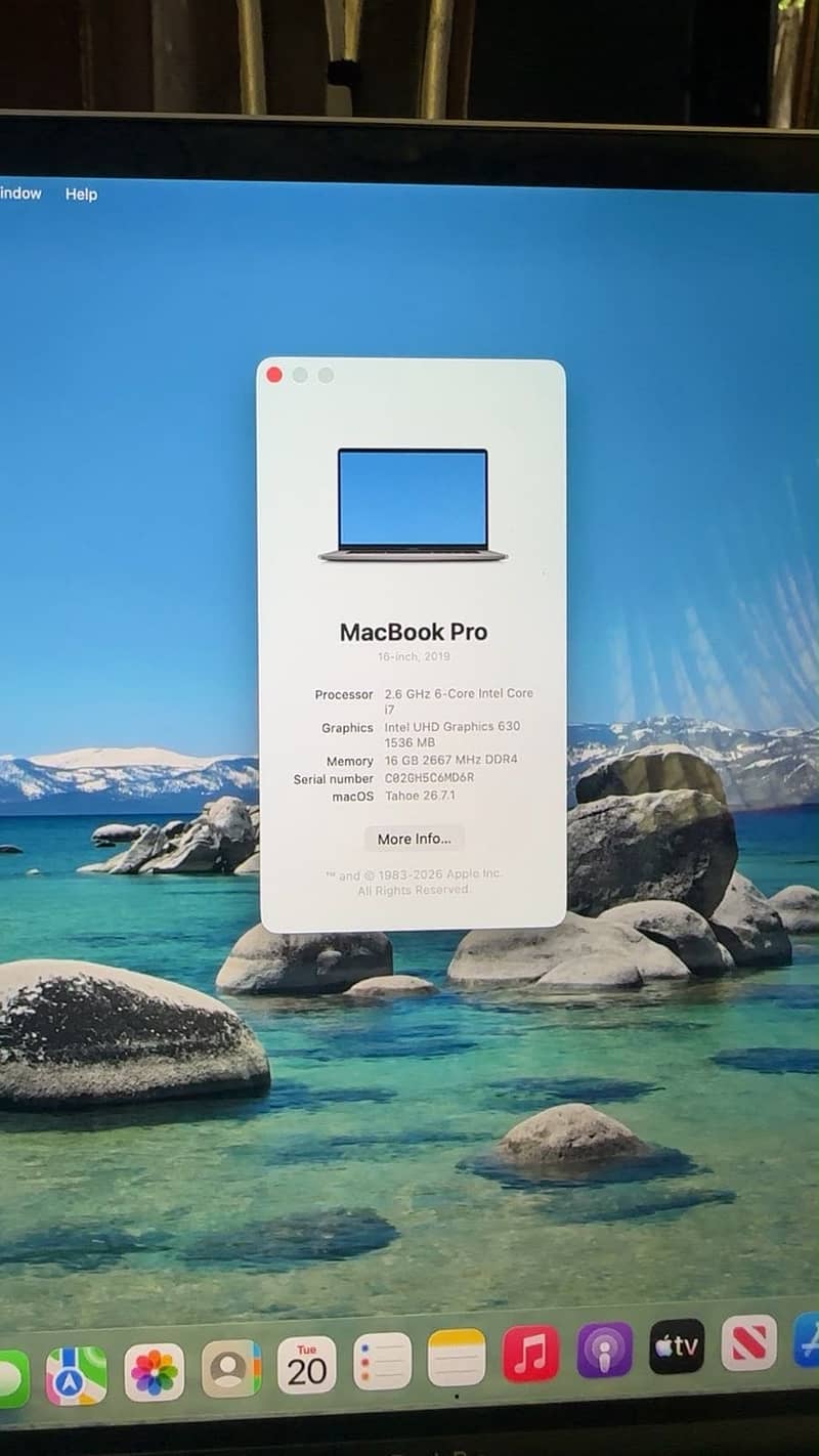 Mackbook pro 2019 4