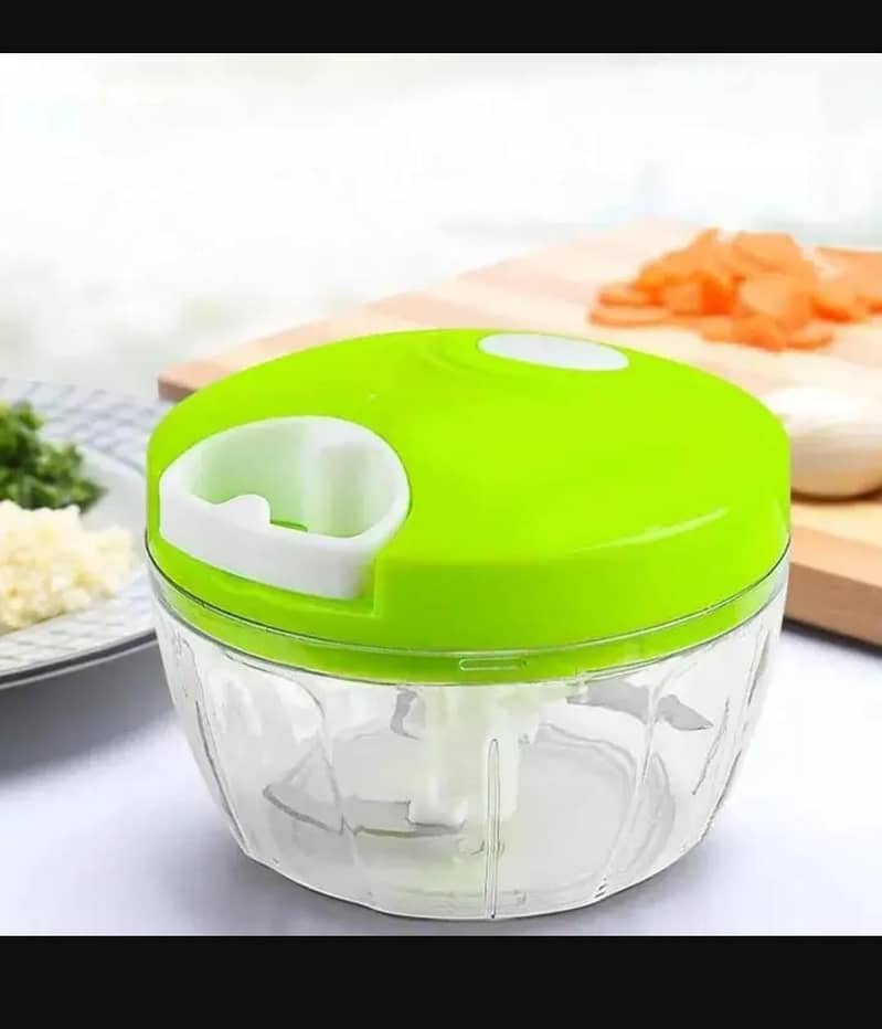spin chopper 300ml ABS plastic multicolour kitchen essentials 1