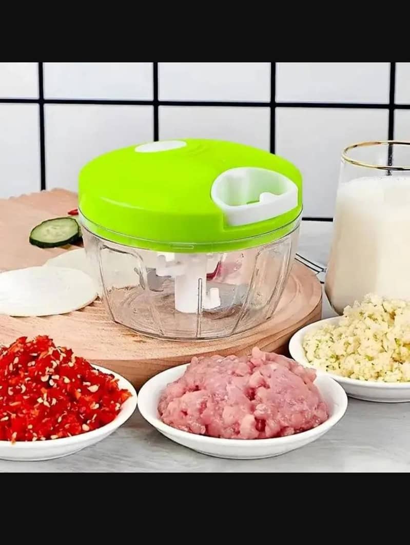 spin chopper 300ml ABS plastic multicolour kitchen essentials 3