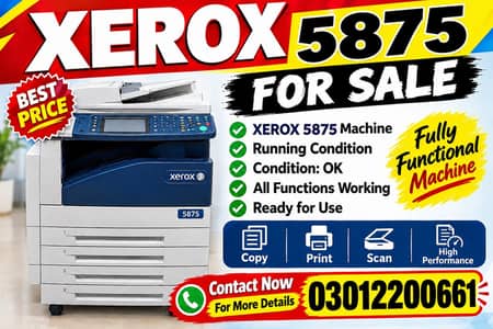 xerox 5875 good condition