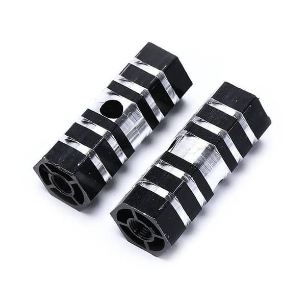 Durable Aluminum Alloy Bike Foot PIN - Non-Slip Front & Rear Axle Footrests for MTB, BMX, & More (Pair)