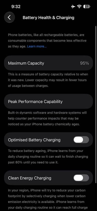 Apple iPhone 13 128gb Water pack 95 battery health