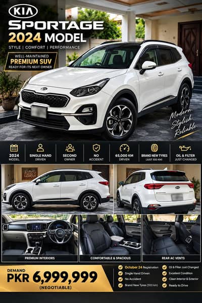 Kia Sportage 2024 – Well Maintained | Family Used