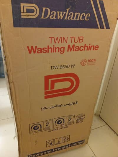 Brand New Dawlance DW-6550 W Washing Machine (Box Packed)