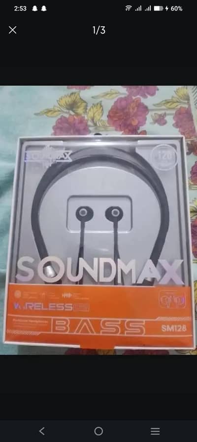 sound Max wireless headphone for sale.