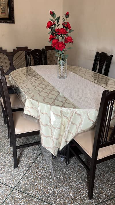 Dinning table with 6 chairs