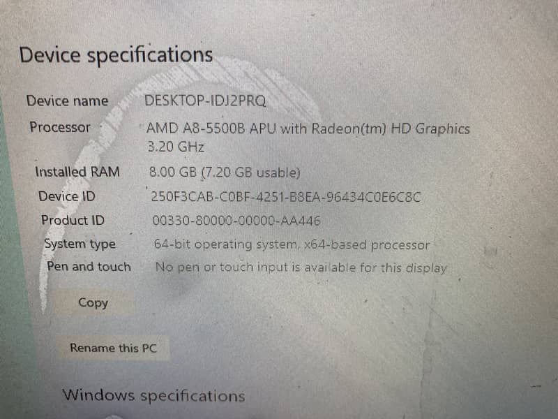 Hp Compaq Pro 6305 Tower 8GB Ram 500GB Hard Gta V Tekken 7 - Desktops ...