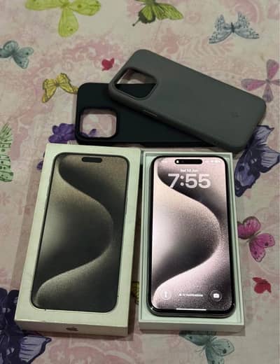 Apple iphone 15 pro Max 512Gb PTA approved box pack