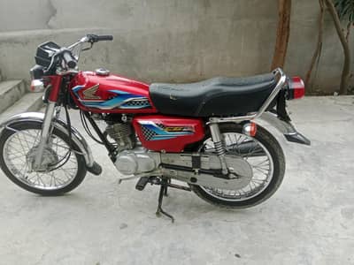 Honda CG 125 Model 2024 Red Colour