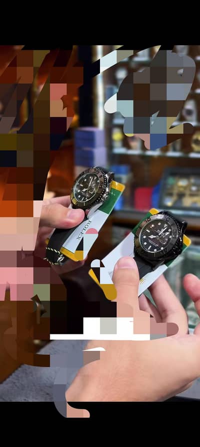 Brand New Rolex Watch In Rubber Strap. Limited stock.