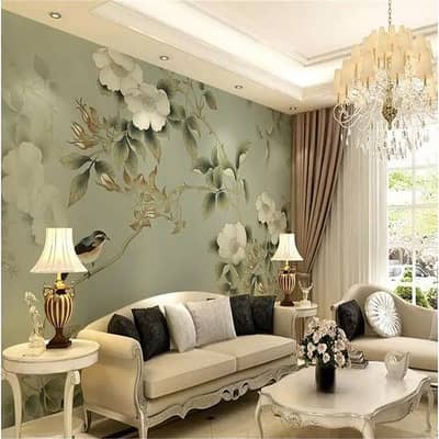 wall 3D Wallpapers - Wall pictures - Wallpaper - Wooden Flooring