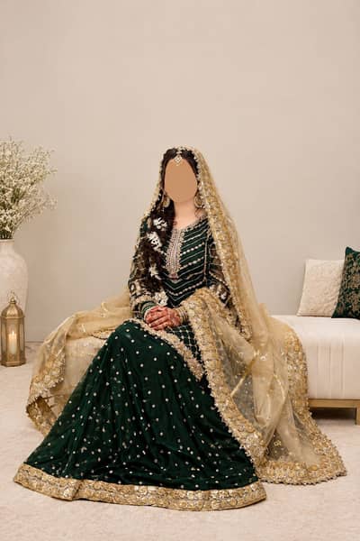 Mehndi Bridal Dress