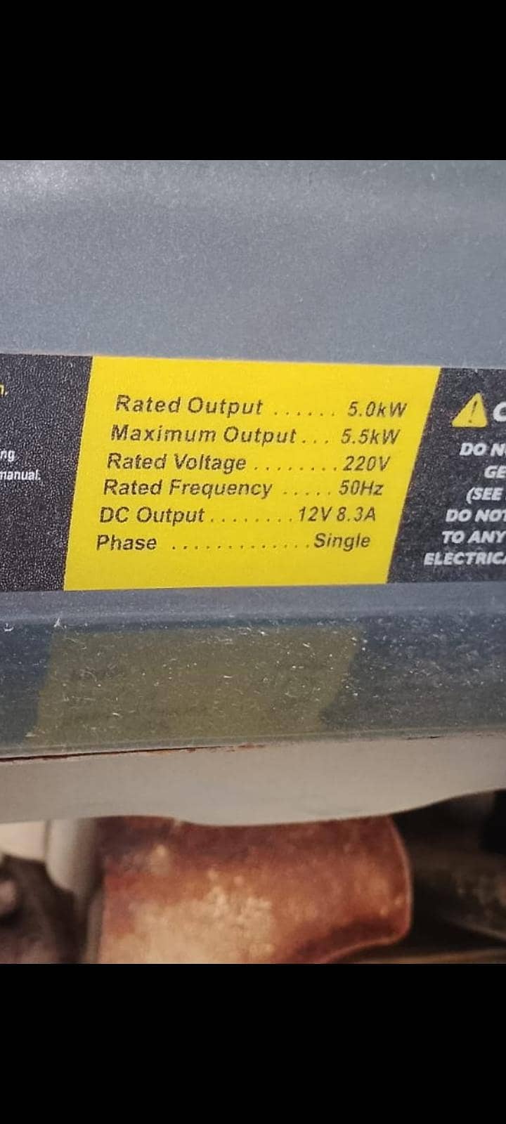 Hyundai 5.5 KVA Generator for Sale – Excellent Working Condition 7