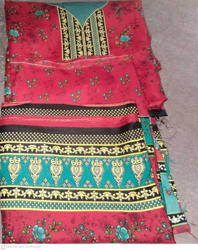 Arbi Linen 3 Piece Unstitched Suit For Sale