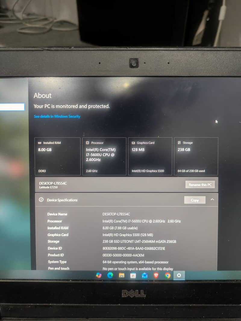 dell corei7  gen5 5