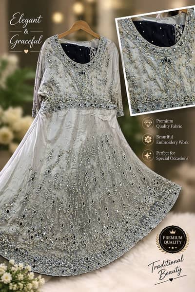 Walima wearing bridal dress only one time use new condition