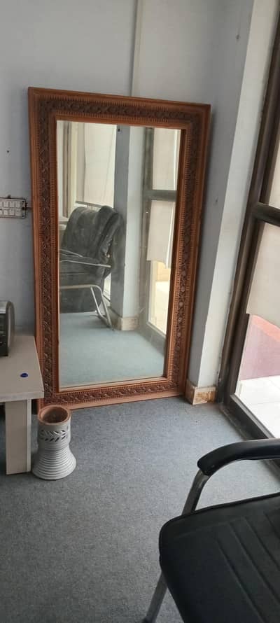 antique wooden miirror