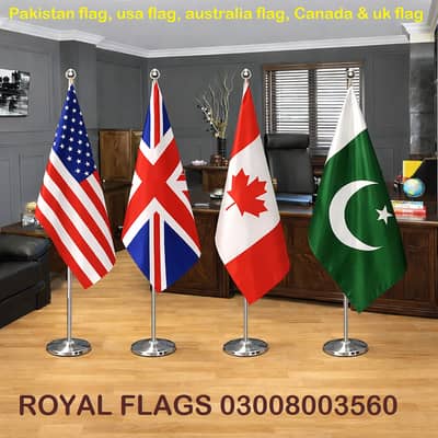 Pakistan USA UK China Canada Flags | Outdoor & Table Flag 03008003560