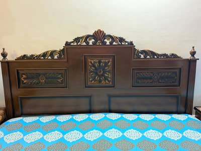ORIGINAL WOOD 4 PCS BED SET