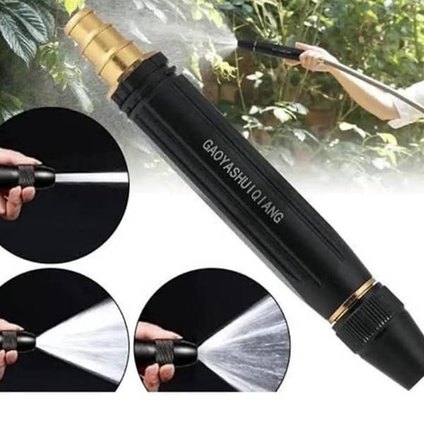 Adjustable Water Spray Nozzle for Car Wash & Garden Plastic Hose Nozzle