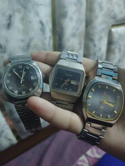 3 Original Ricoh Japani Automatic watches